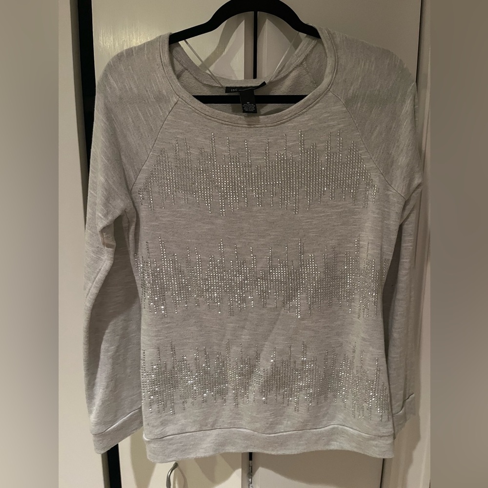 INC women’s light sweatshirt long sleeve top